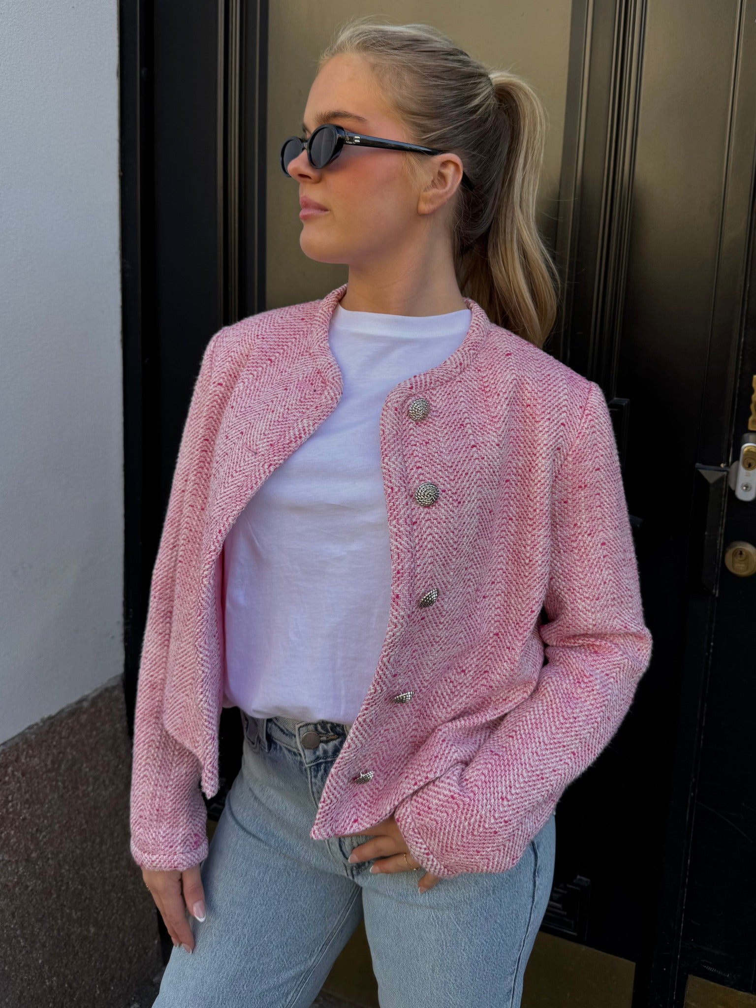 YASNORALI Jacket - Sachet Pink